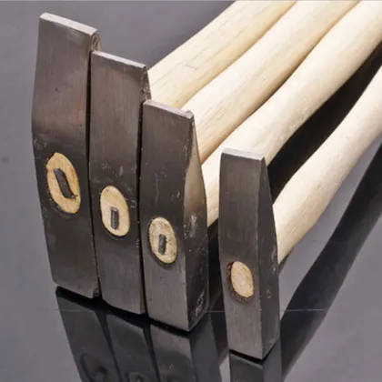 Zhixin Wholesale High Carbon Steel Wooden Handle Locksmith Duck Beak Flat Head Sheet Metal Hammer