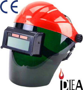 auto scurire saldatura casco rosso alta qualità per la vendita