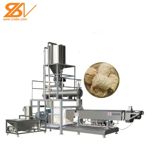 Jinan Texturate Soy Bean Food Processing Line: Extruder Machine and Dryer Machinery