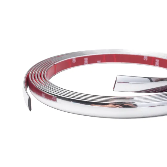 OEM Wholesale Auto Exterior Moulding - Silver Chrome Bumper Strip & Window Trim