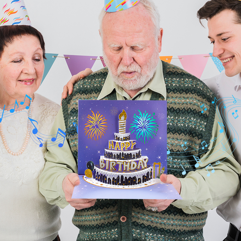 interactive LED music card