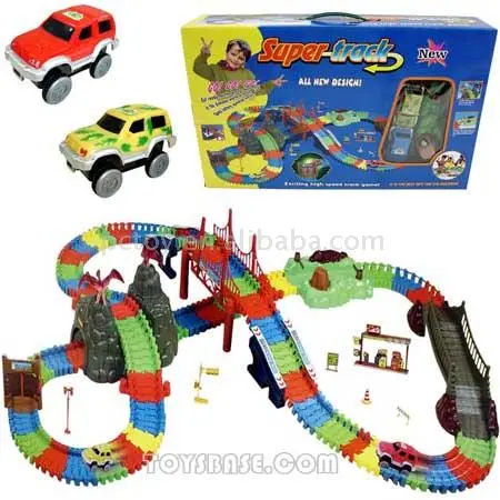 Battery Operated Railroad Car Play Set