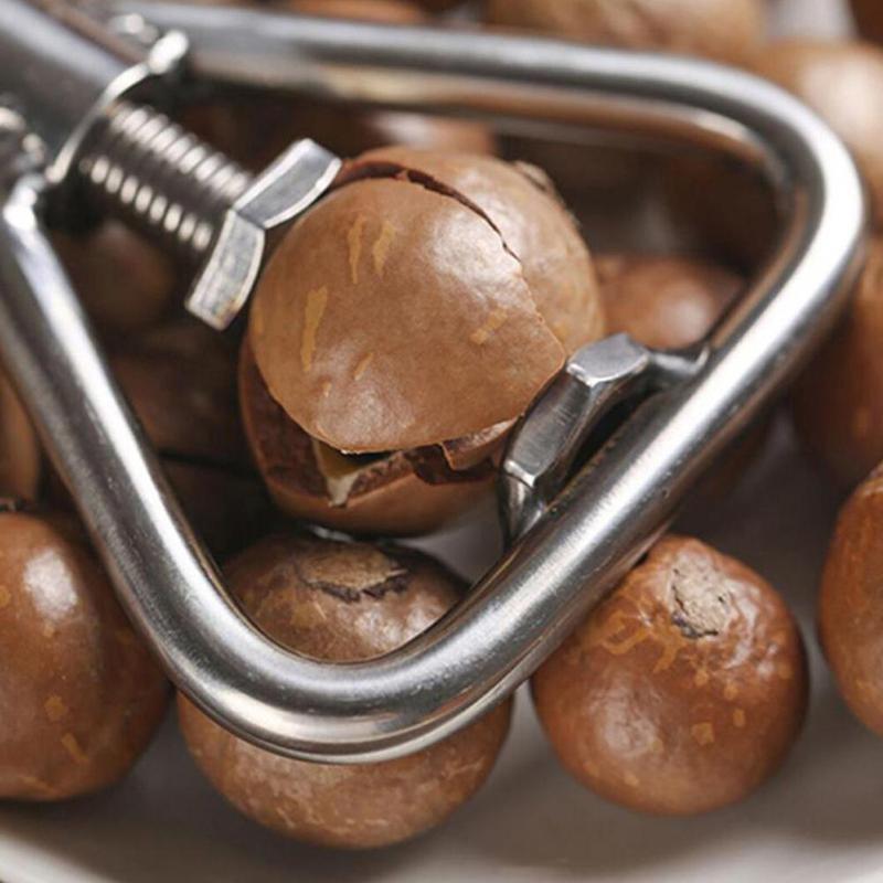 Multifunctional Manual Nut Opener Cracker Machine Walnut Sheller Macadamia Nut Opening Stainless Steel Tool Kitchen Accessories