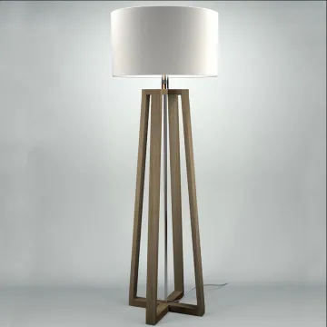 Hilton Garden Inn Bloom Hotel Metal Wood Grain Floor Lamp