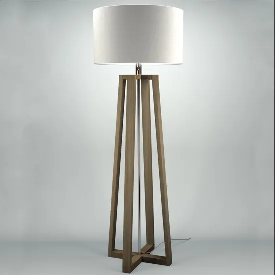 Hilton Garden Inn Bloom Hotel Metal Wood Grain Floor Lamp