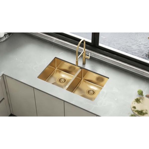 Jualan Panas Undermount Kitchen Stainless Steel Double Sink