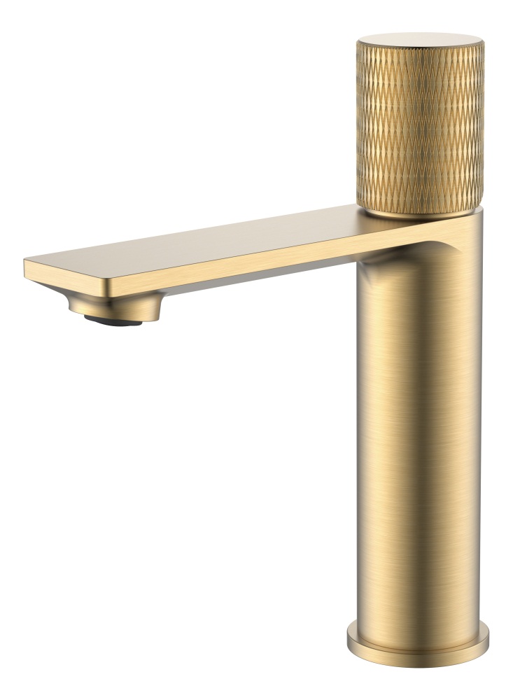 CA Single Handle Gold Deck Mounted Basin Faucet