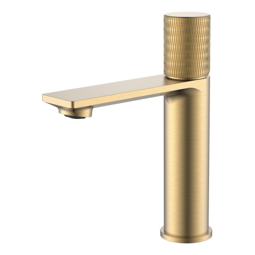 CA Single Handle Gold Deck Mounted Basin Faucet