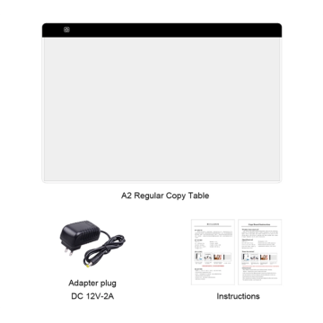 Suron A2 LED Light Box Board Tracing Pad