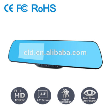 Automatic Recording Blue Glass 4.3 inches Screen car black box