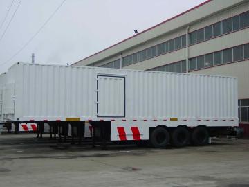 Two Axle Box/Curtain Side Semi-Trailer
