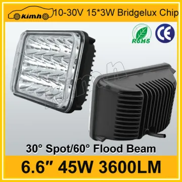 Car accessory 6.6" 45W led square working light