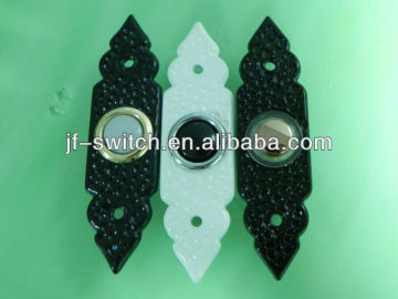 white and black push button switch