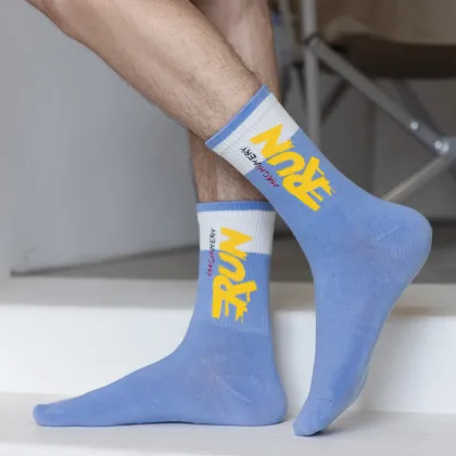 Custom Youth Basketball Long Tube Socks Wholesale - Deodorant Sport Socks Hip Hop Style