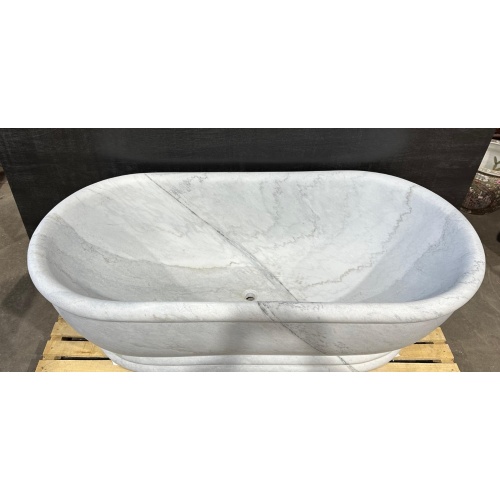 手作りの大理石の浴槽ユニークなスタイルの特注フィット