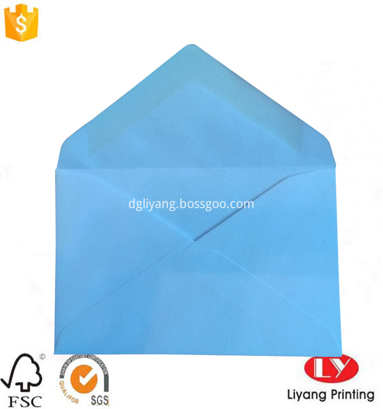 color printed envelope
