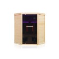 Corner Far Infravery Sauna Room para quatro pessoas