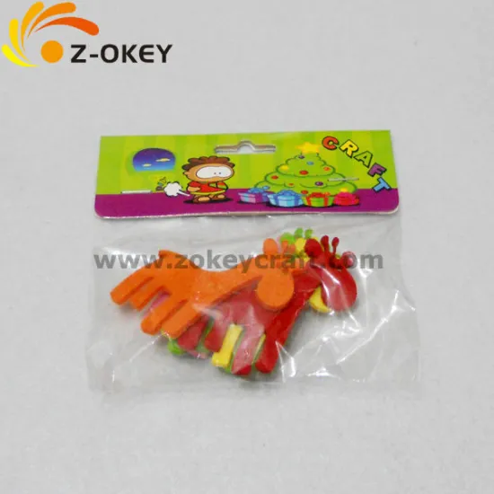 Lovely giraffe felt crafts stickers for children playing