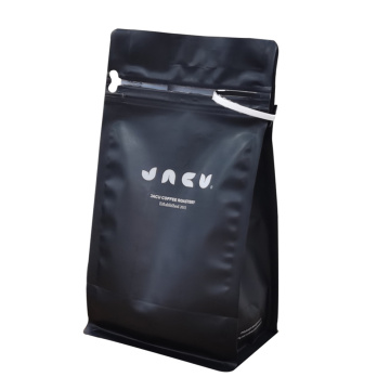 Genanvendelig Eco Zipper kaffepose med afgasningsventil