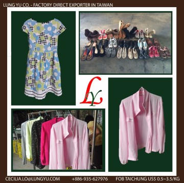 Taiwan exporter 2015 second hand clothes Goods,Used clothing