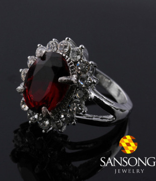 Perhiasan fashion perak cincin untuk wanita