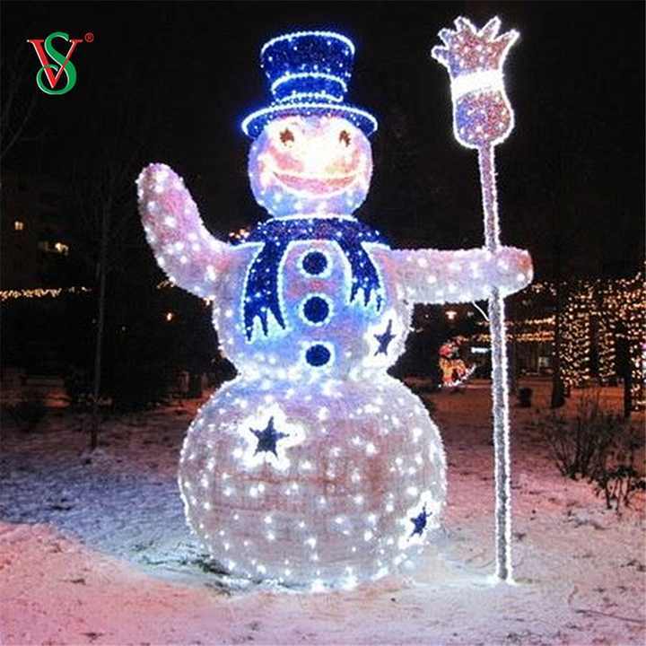 LED 3D Snowman Christmas Motif Light