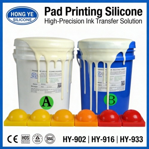 High Elasticity Fast Rebound Pad Printing Silicone for Fine Industrial Printing