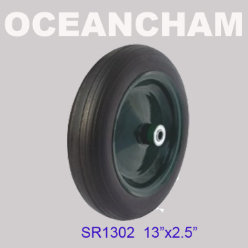 Sr1302 13"X2.5" Wheel Barrow Solid Rubber Wheel