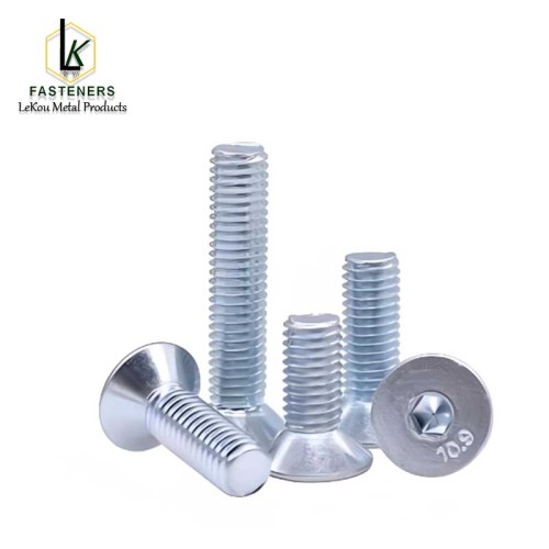 Высокатрывалыя шрубы з шасціграннай галоўкай і патайнай галоўкай