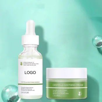 Private Label OEM Fast Fade Redness Anti-Allergy Centella Soothing Face Cream and Serum: Moisturizing, Hydrating & Repairing Formula