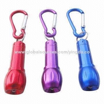 Aluminum Carabiner Flashlight for Promotional Purposes