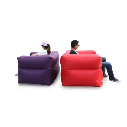 Bedroom Inflatable Sleeping Bean Bag Arm Sofa