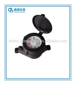 Plastic water mag flow meter/multi jet dry/wet dial