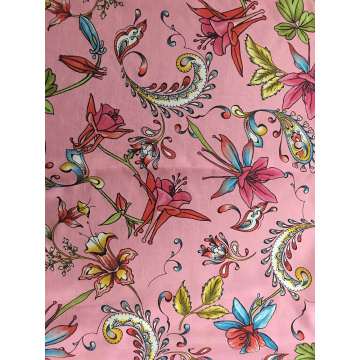 Paisley Design Rayon Challis 30S Light Printing Fabric