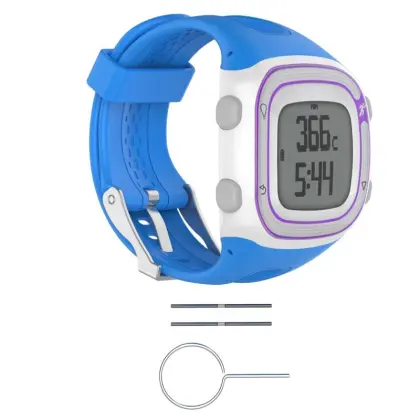 For Garmin Forerunner 10 15 GPS Watch Gear Spor Colorful Sports Band Accessories Two Size Replacement Sports Band Accessories
