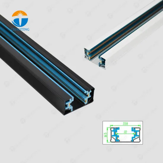 High Quality Black White 3 Wires Track Bar LED Lighting Rail for Indoor Shops