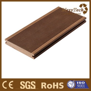 around house swimming pool application wood plastic composite flooring