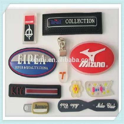 good quality superior material engraved words embossed rubber lable