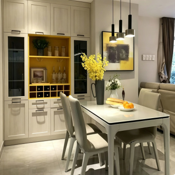 Modern Minimalist Whole Home Custom Dining Storage Cabinet