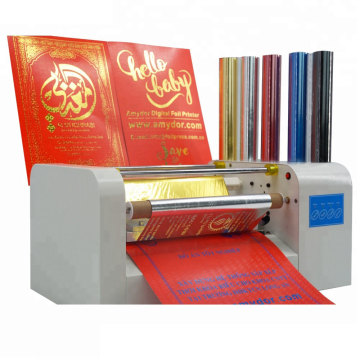 Digital A4 Paper Gold Foil Stamping Machine Printer