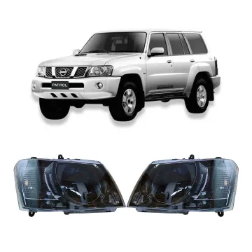 Gloss Black GQ Patrol Y61 Series 4 LED Headlights for Nissan 2004-2015
