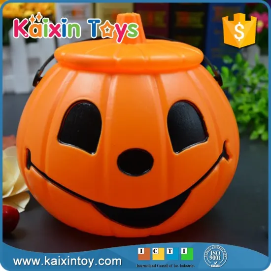 Light Up Halloween Pumpkin Bucket For Party