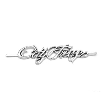 Custom Metal Letter Logo Design for Bags