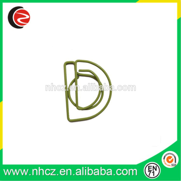 Letter D Shaped Paper Clips