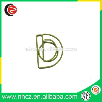 Letter D Shaped Paper Clips