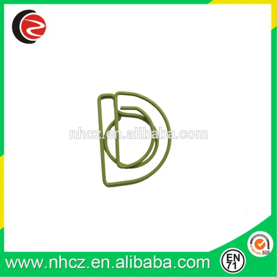 Letter D Shaped Paper Clips