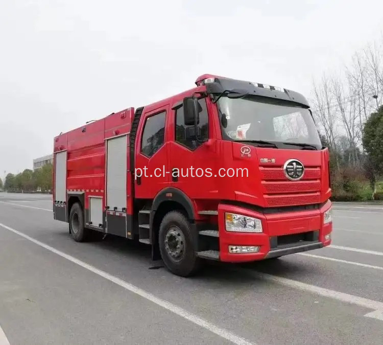 Caminhão de bombeiros de espuma de água FAW 10 toneladas