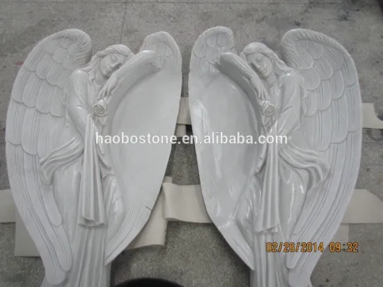 Angel headstones carving