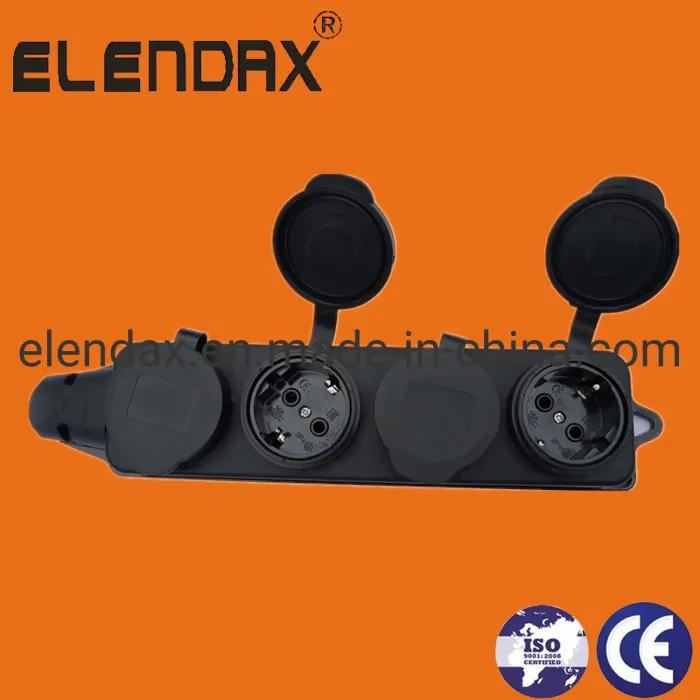 Soket Listrik 4 Gang Tahan Air Industri (P6410E)