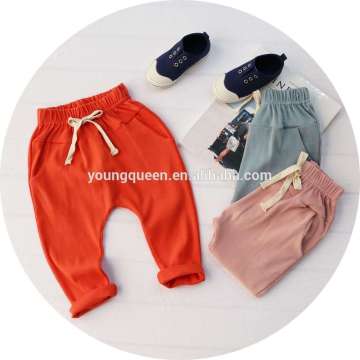 NL55 Children elastic cotton fashion harem pants boy pants wholesale